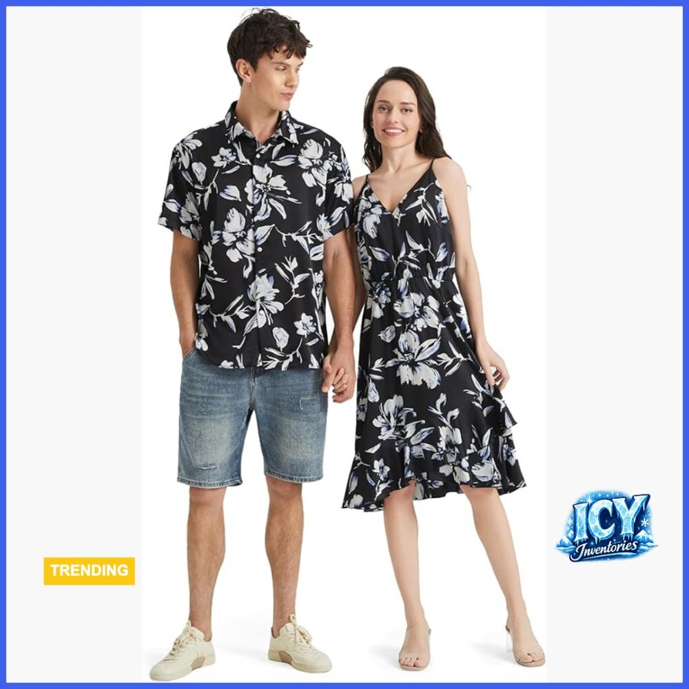 Polyester Blend Spaghetti Strap Casual Dress for … - image 1